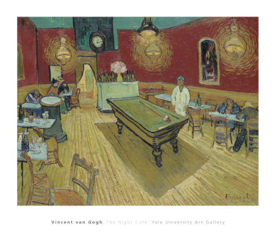 The Night Café in the Place Lamartine in Arles, c.1888