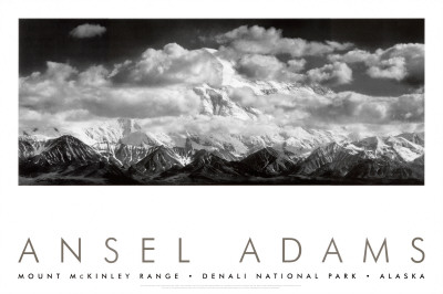 Mt. McKinley Range, Clouds, Denali National Park, Alaska, 1948