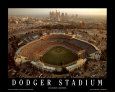 Dodger Stadium - LA Skyline at Dusk