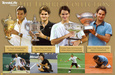 Roger Federer Tennis Sports Poster