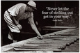 Babe Ruth Striking Out Famous Quote Archival Photo Poster