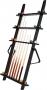 Deluxe 6 Cue Leaning Floor Rack