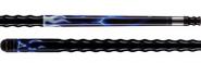 Stealth Blue Flames Pool Cue Stick