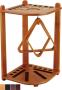 10 Cue Corner Floor Rack - Chocolate, Honey, Midnight or Wine