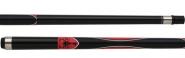 Scorpion GRP01 Red Sport Grip Pool Cue Stick