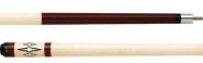 Joss JOS74 Bloodwood with Holly Diamond Inlays Pool Cue Stick