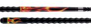 Stealth Red Flames Pool Cue Stick