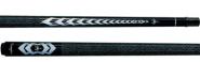 Scorpion SCORP27 Black w/Silver Pool Cue Stick