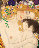 Mother and Child - Detail by Gustav Klimt