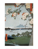 Suigin Grove and Masaki by Hiroshige
