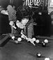 Jane Fonda playing pool