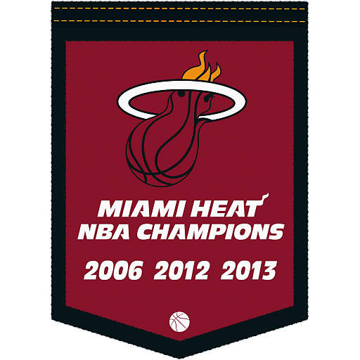 Miami Heat NBA Champions Banner