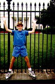 Nate goofing at the White House